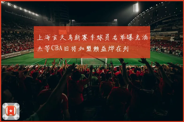 上海玄天鸟新赛季球员名单曝光汤杰等CBA旧将加盟赖益烨在列