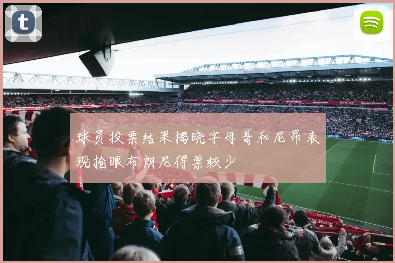 球员投票结果揭晓字母哥和尼昂表现抢眼布朗尼得票较少